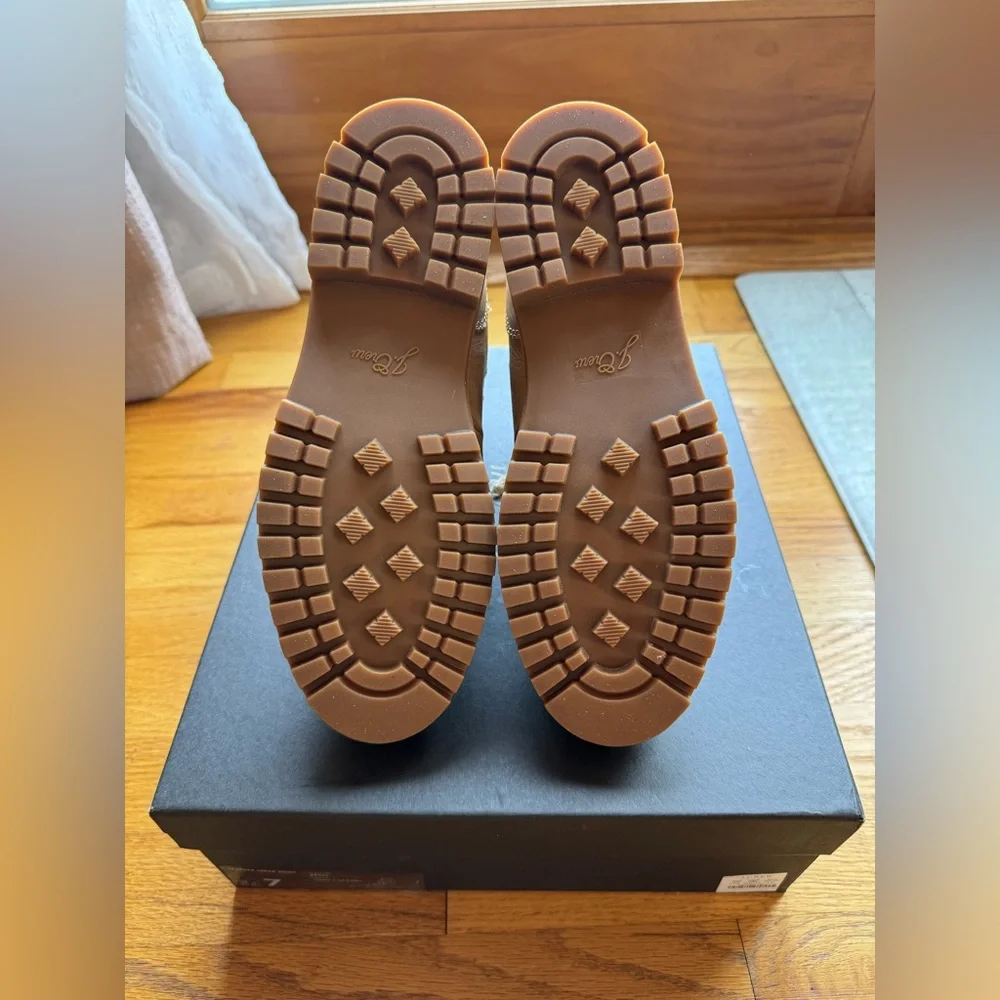 J.Crew Lightweight Leather Nordic Hiker Boots